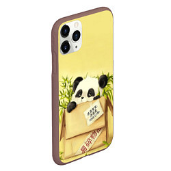 Чехол iPhone 11 Pro матовый Заказывали Панду? ?, цвет: 3D-коричневый — фото 2