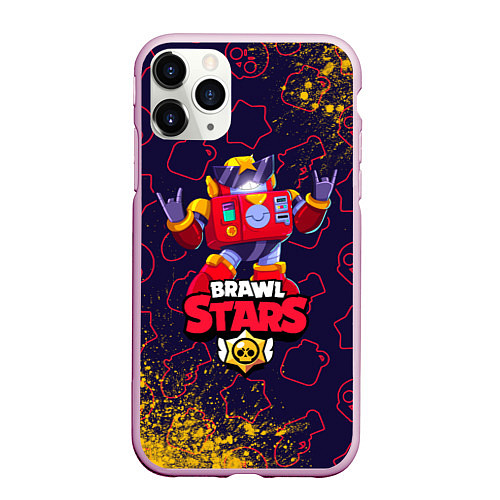 Чехол iPhone 11 Pro матовый BRAWL STARS SURGE СУРЖ / 3D-Розовый – фото 1