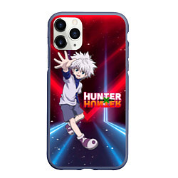 Чехол iPhone 11 Pro матовый Киллуа Hunter x Hunter, цвет: 3D-серый
