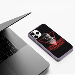 Чехол iPhone 11 Pro матовый Очень странные дела, цвет: 3D-серый — фото 2