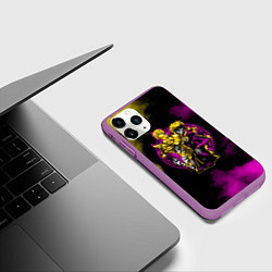 Чехол iPhone 11 Pro матовый JoJo Bizarre Adventure, цвет: 3D-фиолетовый — фото 2