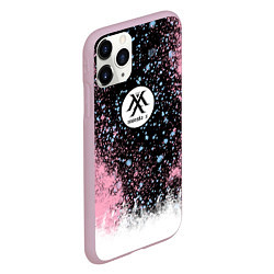 Чехол iPhone 11 Pro матовый MONSTA X, цвет: 3D-розовый — фото 2