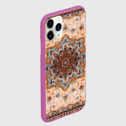 Чехол iPhone 11 Pro матовый Старый ковер, цвет: 3D-фиолетовый — фото 2