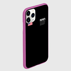 Чехол iPhone 11 Pro матовый NASA, цвет: 3D-фиолетовый — фото 2