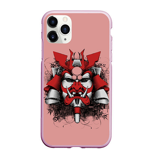 Чехол iPhone 11 Pro матовый Ронин / 3D-Розовый – фото 1