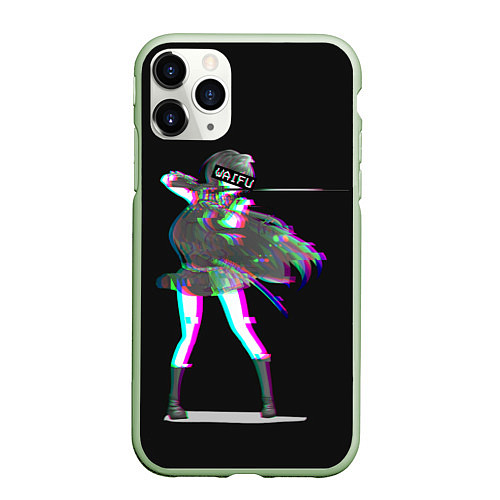 Чехол iPhone 11 Pro матовый Убийца Акаме / 3D-Салатовый – фото 1