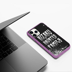 Чехол iPhone 11 Pro матовый KIZARU КИЗАРУ, цвет: 3D-фиолетовый — фото 2