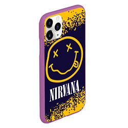 Чехол iPhone 11 Pro матовый NIRVANA НИРВАНА, цвет: 3D-фиолетовый — фото 2