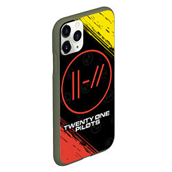 Чехол iPhone 11 Pro матовый TWENTY ONE PILOTS 21 PILOTS, цвет: 3D-темно-зеленый — фото 2