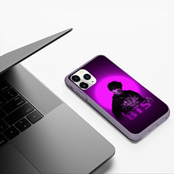 Чехол iPhone 11 Pro матовый BTS, цвет: 3D-серый — фото 2