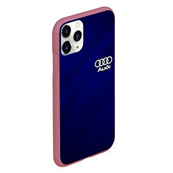 Чехол iPhone 11 Pro матовый AUDI, цвет: 3D-малиновый — фото 2