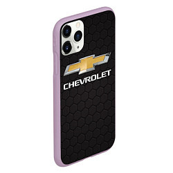 Чехол iPhone 11 Pro матовый CHEVROLET, цвет: 3D-сиреневый — фото 2