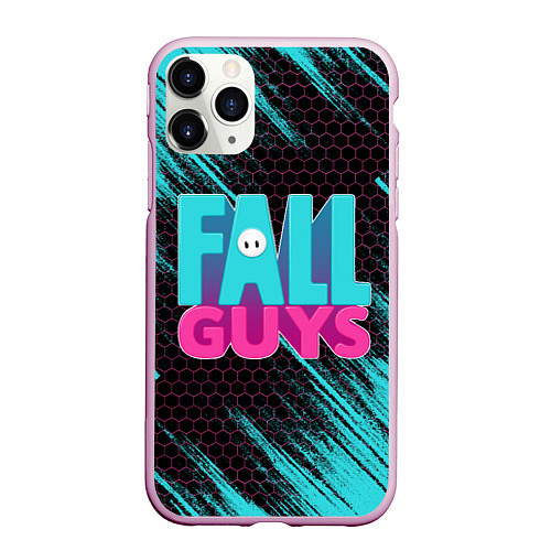 Чехол iPhone 11 Pro матовый ФОЛЛ ГАЙС / 3D-Розовый – фото 1