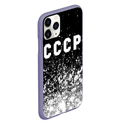 Чехол iPhone 11 Pro матовый СССР USSR, цвет: 3D-серый — фото 2