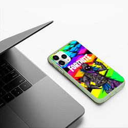 Чехол iPhone 11 Pro матовый FORTNITE, цвет: 3D-салатовый — фото 2