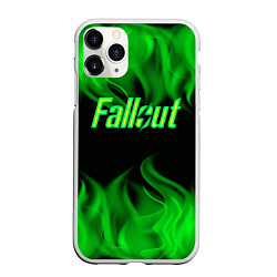 Чехол iPhone 11 Pro матовый FALLOUT ФЭЛЛАУТ, цвет: 3D-белый