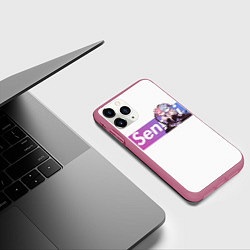 Чехол iPhone 11 Pro матовый Re:Zero, цвет: 3D-малиновый — фото 2