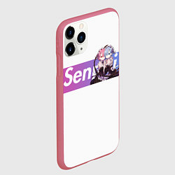 Чехол iPhone 11 Pro матовый Re:Zero, цвет: 3D-малиновый — фото 2