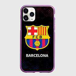 Чехол iPhone 11 Pro матовый BARCELONA БАРСЕЛОНА, цвет: 3D-фиолетовый