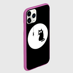 Чехол iPhone 11 Pro матовый Ночная охота, цвет: 3D-фиолетовый — фото 2