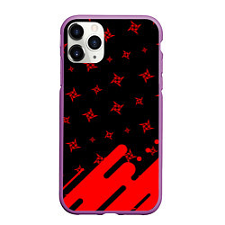 Чехол iPhone 11 Pro матовый METALLICA МЕТАЛЛИКА, цвет: 3D-фиолетовый