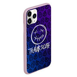 Чехол iPhone 11 Pro матовый TRAVIS SCOTT, цвет: 3D-розовый — фото 2