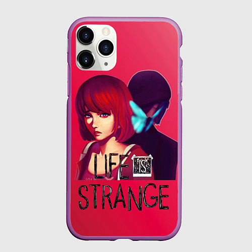 Чехол iPhone 11 Pro матовый ХлояМакс / 3D-Фиолетовый – фото 1