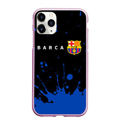 Чехол iPhone 11 Pro матовый BARCELONA БАРСЕЛОНА, цвет: 3D-розовый