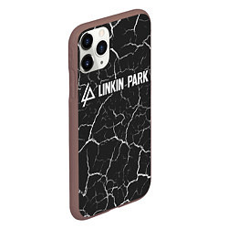 Чехол iPhone 11 Pro матовый LINKIN PARK ЛИНКИН ПАРК, цвет: 3D-коричневый — фото 2