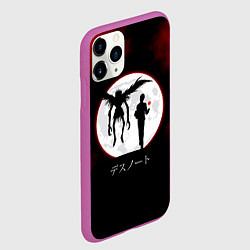 Чехол iPhone 11 Pro матовый Death Note, цвет: 3D-фиолетовый — фото 2