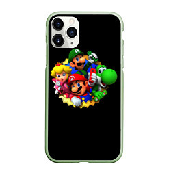 Чехол iPhone 11 Pro матовый Марио
