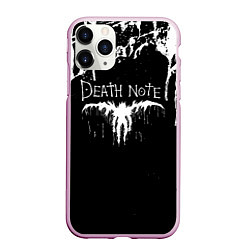 Чехол iPhone 11 Pro матовый Death Note, цвет: 3D-розовый