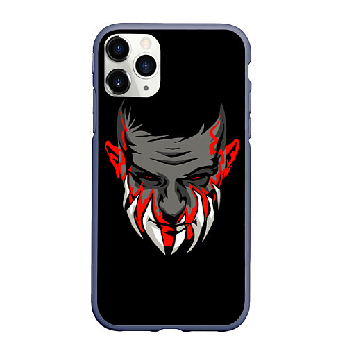 Чехол iPhone 11 Pro матовый Finn Balor / 3D-Серый – фото 1