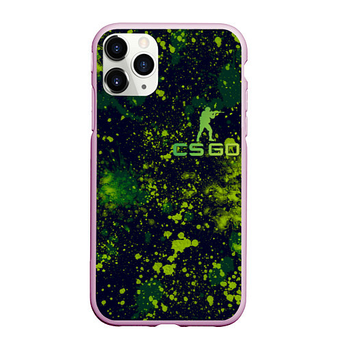 Чехол iPhone 11 Pro матовый CS:GO / 3D-Розовый – фото 1