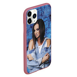 Чехол iPhone 11 Pro матовый Olga Buzova, цвет: 3D-малиновый — фото 2