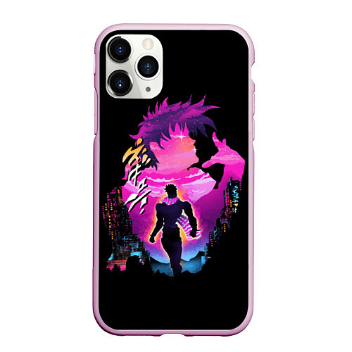 Чехол iPhone 11 Pro матовый JoJo’s Bizarre Adventure / 3D-Розовый – фото 1