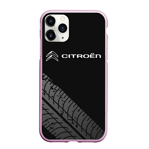 Чехол iPhone 11 Pro матовый CITROEN / 3D-Розовый – фото 1