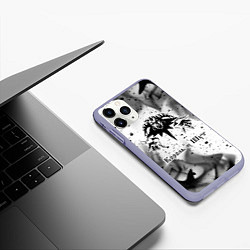 Чехол iPhone 11 Pro матовый КОРОЛЬ И ШУТ, цвет: 3D-светло-сиреневый — фото 2