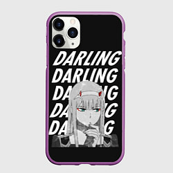 Чехол iPhone 11 Pro матовый ZeroTwo Darling in the Franx