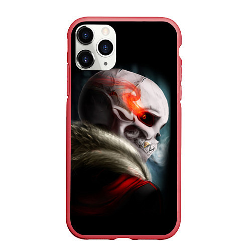 Чехол iPhone 11 Pro матовый UNDERTALE / 3D-Красный – фото 1