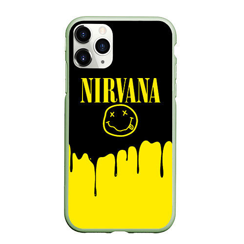 Чехол iPhone 11 Pro матовый Nirvana / 3D-Салатовый – фото 1