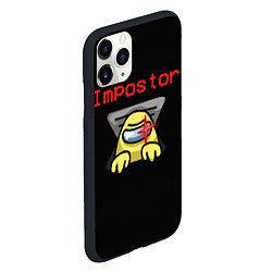 Чехол iPhone 11 Pro матовый Among Us, цвет: 3D-черный — фото 2