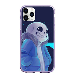 Чехол iPhone 11 Pro матовый UNDERTALE, цвет: 3D-светло-сиреневый