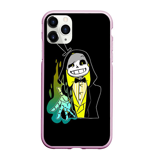 Чехол iPhone 11 Pro матовый UNDERTALE / 3D-Розовый – фото 1