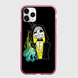 Чехол iPhone 11 Pro матовый UNDERTALE, цвет: 3D-малиновый