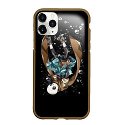 Чехол iPhone 11 Pro матовый UNDERTALE, цвет: 3D-коричневый