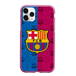 Чехол iPhone 11 Pro матовый FC BARCELONA