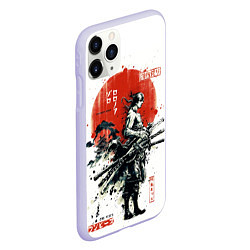 Чехол iPhone 11 Pro матовый ONE PIECE ZOHO SAMURAI, цвет: 3D-светло-сиреневый — фото 2