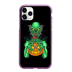 Чехол iPhone 11 Pro матовый Halloween Zombie