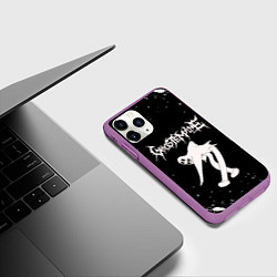 Чехол iPhone 11 Pro матовый GHOSTEMANE, цвет: 3D-фиолетовый — фото 2